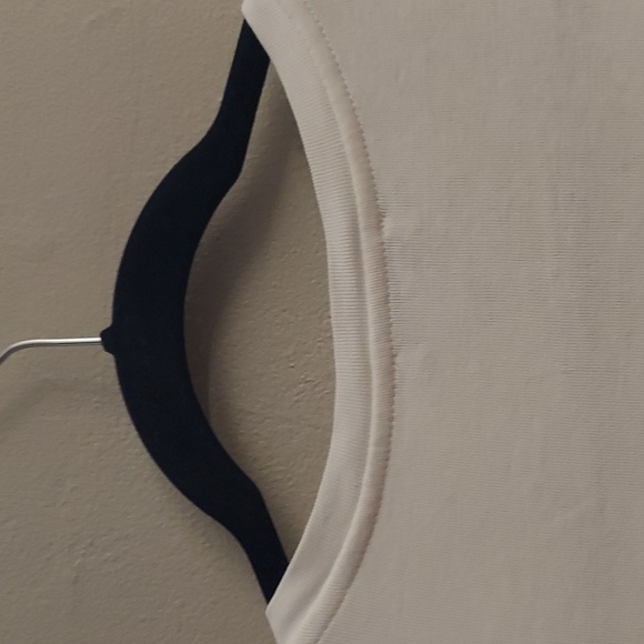 CHICOS Floral Everyday V Neck 3/4 Sleeve Pima Cotton White Tee sz L - Picture 9 of 12